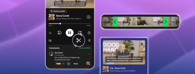 Spotify lanza Clips para guardar y compartir fragmentos de podcasts