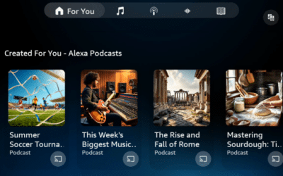 Amazon lanzará Alexa Podcasts para crear episodios personalizados con IA